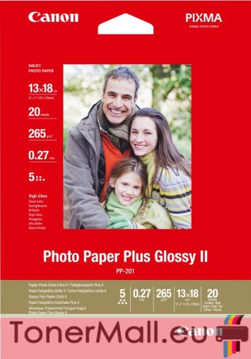 Canon Plus Glossy II PP-201, 13x18 cm, 20 sheets (2311B018AA)