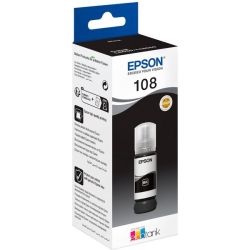 Бутилка с мастило EPSON 108 EcoTank Black C13T09C14A