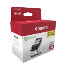 Комплект 2бр. мастилени касети Canon PGI-570XL Black (0318C010AA)