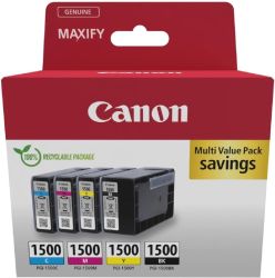 Комплект 4 бр. мастилени касети CANON PGI-1500 Multi-Pack (9218B006AA)