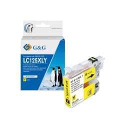 Съвместима мастилена касета BROTHER LC125XLY Yellow