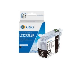 Съвместима мастилена касета BROTHER LC127XLBK Black