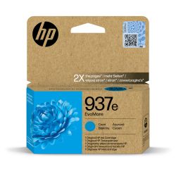 Мастилена касета HP 937e EvoMore Cyan, 4S6W6NE