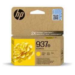 Мастилена касета HP 937e EvoMore Yellow, 4S6W8NE