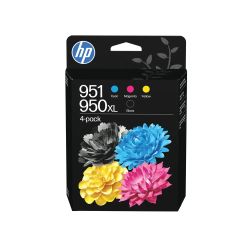 Комплект 4 бр. мастилени касети HP 950XL Black / 951 Cyan, Magenta, Yellow , C3WK1AE