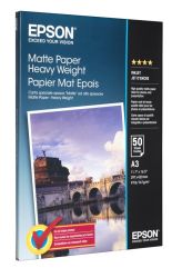Фотохартия EPSON C13S041261 Matte Paper Heavy Weight, A3, 167 g/m2, 50 sheets