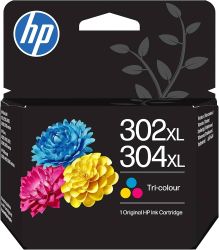 Мастилена касета HP 302XL / HP 304XL Tri-color, B7RT8AE