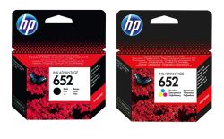 Комплект 2 мастилени касети HP 652 Black / Tri-Color