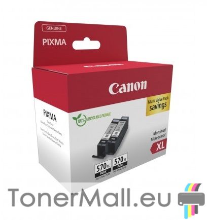 Комплект 2бр. мастилени касети Canon PGI-570XL Black (0318C010AA)