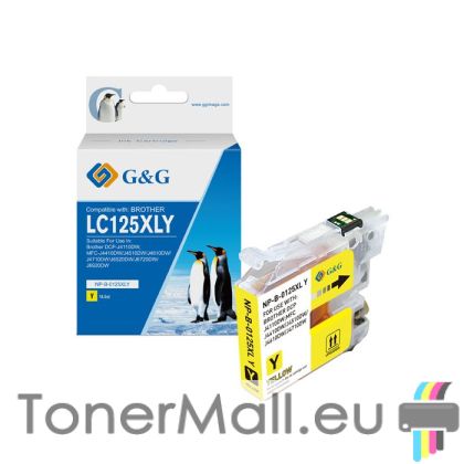 Съвместима мастилена касета BROTHER LC125XLY Yellow