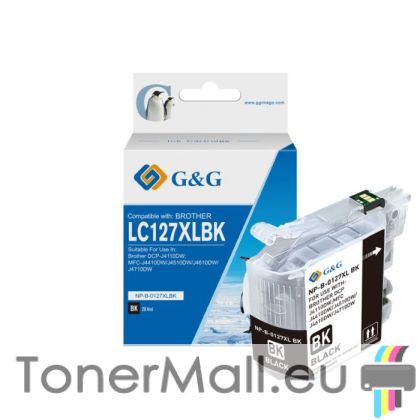 Съвместима мастилена касета BROTHER LC127XLBK Black