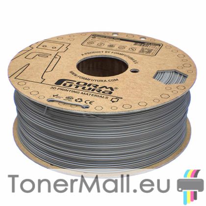 PLA филамент FormFutura EasyFil ePLA, 1.75 mm, 1 kg, Grey Aluminium