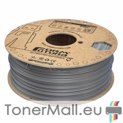 PETG филамент FormFutura EasyFil ePETG, 1.75 mm, 1.0 kg, Grey Aluminium