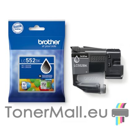 Мастилена касета BROTHER LC552BK Black