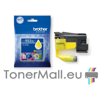 Мастилена касета BROTHER LC552XLY Yellow