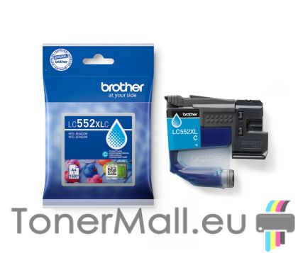 Мастилена касета BROTHER LC552XLC Cyan