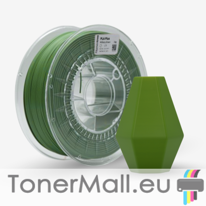 PLA филамент Filamentree PLA PLUS, 1.75 mm, 1.0 kg, Military Green