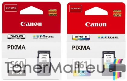 Комплект 2бр. мастилени касети Canon PG-560 Black / CL-561 Color