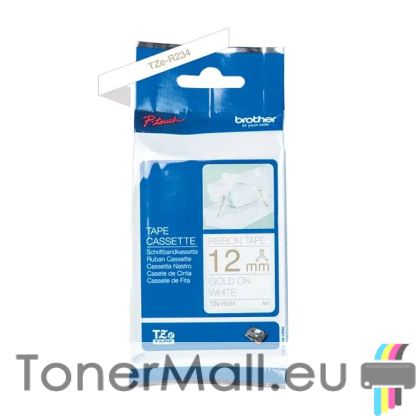 Tape Gold on White Brother TZE-R234