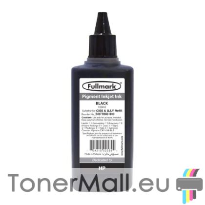 Универсално пигментно мастило за мастилени касети,100 мл, Black