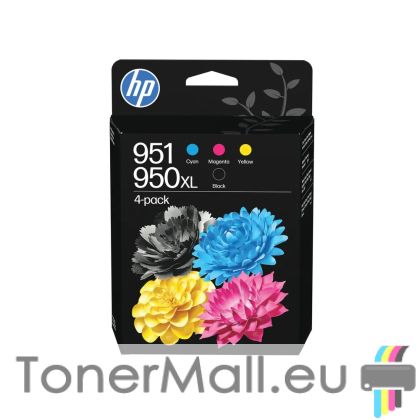 Комплект 4 бр. мастилени касети HP 950XL Black / 951 Cyan, Magenta, Yellow , C3WK1AE