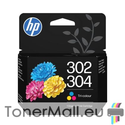 Мастилена касета HP 302 / HP 304  Tri-color, B7RT6AE