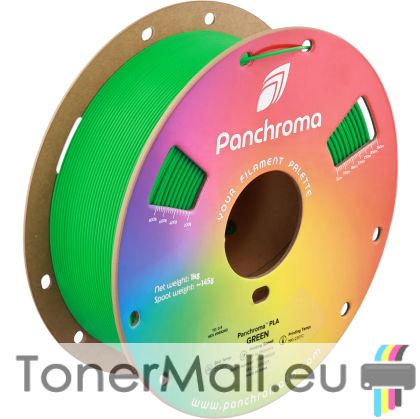 PLA филамент Polymaker Panchroma™ Basic PLA, 1.75 mm, 1.0 kg, Green