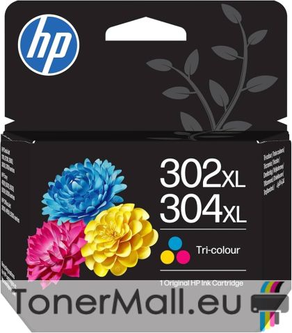 Мастилена касета HP 302XL / HP 304XL Tri-color, B7RT8AE
