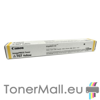 Тонер касета CANON Toner T07 Yellow, 3644C001AA