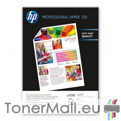 HP Professional Double Sided Glossy Laser Paper - 150 sht/A4/210 x 297 mm (CG965A)