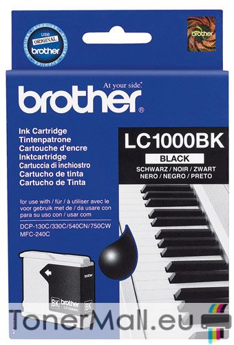 Мастилена касета BROTHER LC1000BK Black