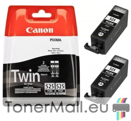 Комплект 2 бр. мастилени касети Canon PGI-525PGBK Black Twin pack 4529B017AA