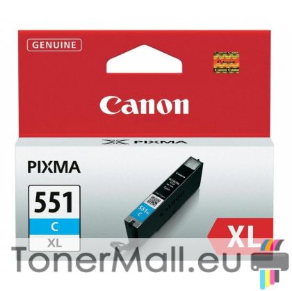 Мастилена касета Canon CLI-551C XL Cyan (6444B001AA)