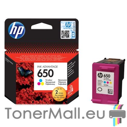 Мастилена касета HP 650 (CZ102AE) Tri-Color