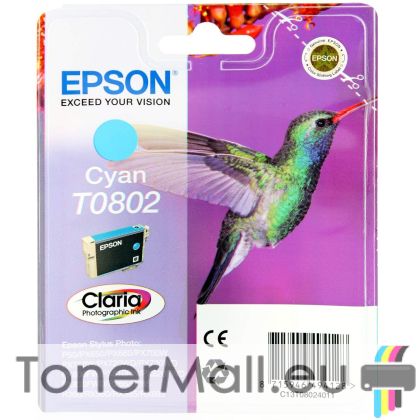 Мастилена касета EPSON T0802 Cyan