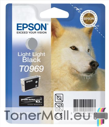 Мастилена касета EPSON T0969 Light Light Black