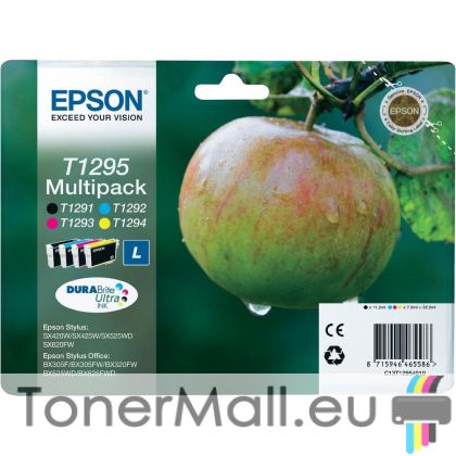 Комплект мастилени касети EPSON T1295 (BK/C/Y/M)