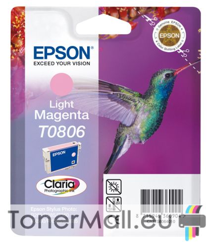 Мастилена касета EPSON T0806 Light Magenta