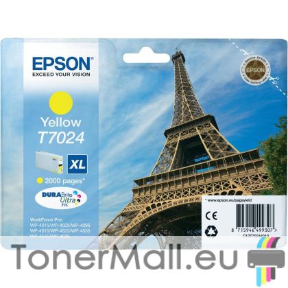 Мастилена касета EPSON T7024 XL Yellow