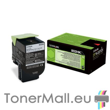 Оригинална тонер касета LEXMARK 802HK (Black)