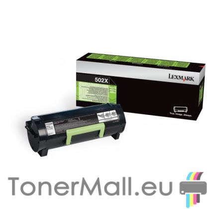 Оригинална тонер касета LEXMARK 502X (Black)