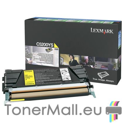 Тонер касета LEXMARK C5200YS (Yellow)