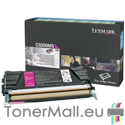 Тонер касета LEXMARK C5200MS (Magenta)