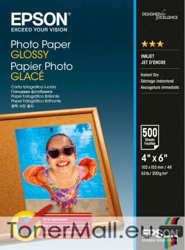 Фотохартия EPSON C13S042549 Glossy 10x15cm 500 sheet