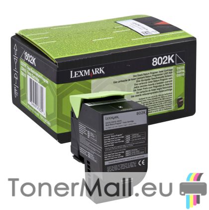 Тонер касета LEXMARK 80C20K0 (Black)