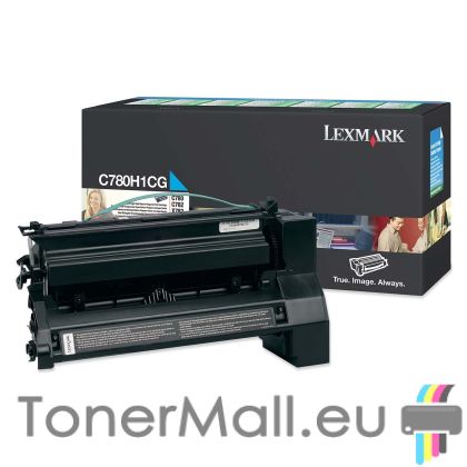 Тонер касета LEXMARK C780H1CG (Cyan)