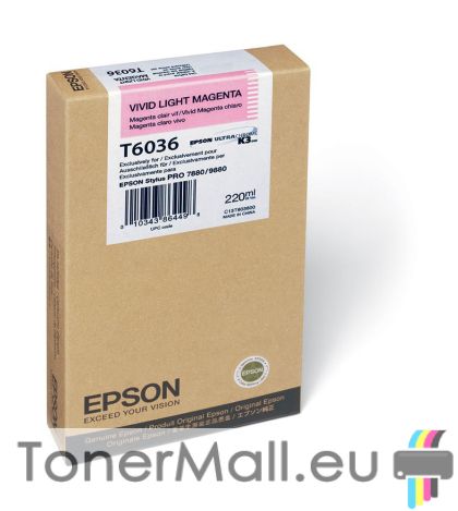 Мастилена касета EPSON T6036 Light Magenta