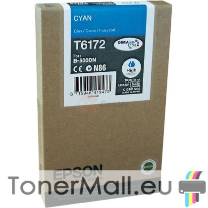 Мастилена касета EPSON T6172 Cyan