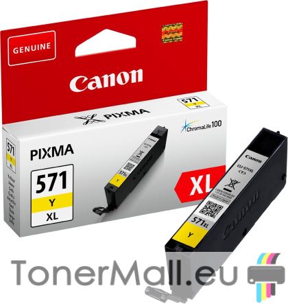 Мастилена касета Canon CLI-571XL Yellow (0334C001AA)
