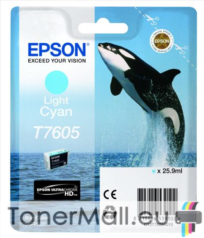 Мастилена касета EPSON T7605 Light Cyan